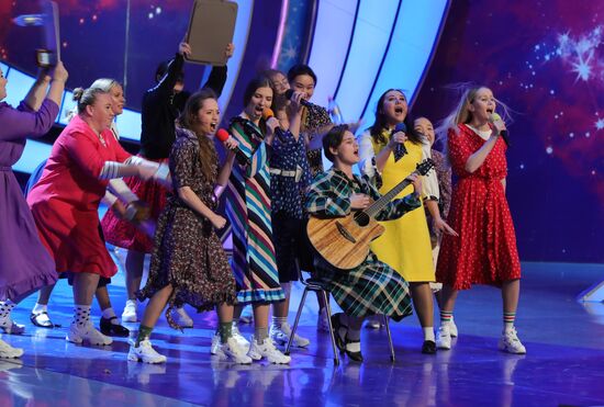 President Vladimir Putin attends KVN TV competition show premier league's round of 16