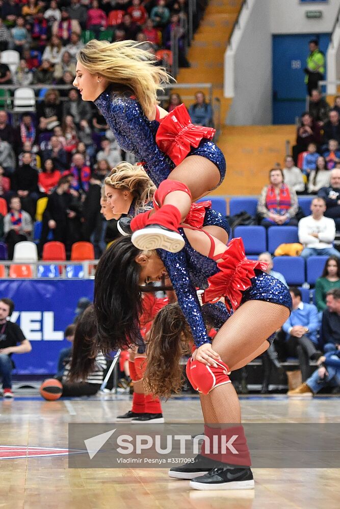 Basketball. Euroleague. CSKA vs. Unicaja