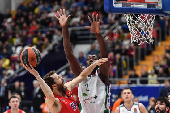 Basketball. Euroleague. CSKA vs. Unicaja