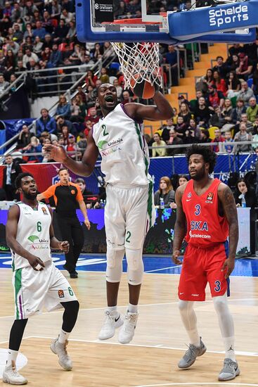 Basketball. Euroleague. CSKA vs. Unicaja