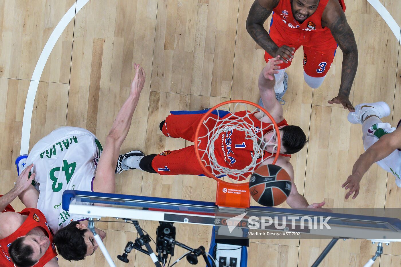 Basketball. Euroleague. CSKA vs. Unicaja