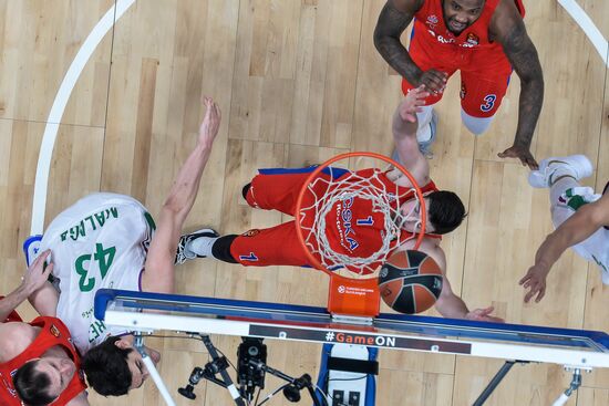 Basketball. Euroleague. CSKA vs. Unicaja