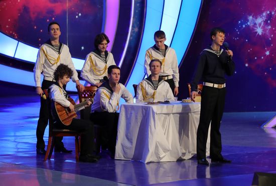 President Vladimir Putin attends KVN TV competition show premier league's round of 16