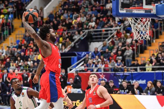 Basketball. Euroleague. CSKA vs. Unicaja