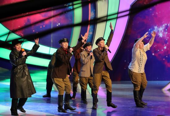 President Vladimir Putin attends KVN TV competition show premier league's round of 16