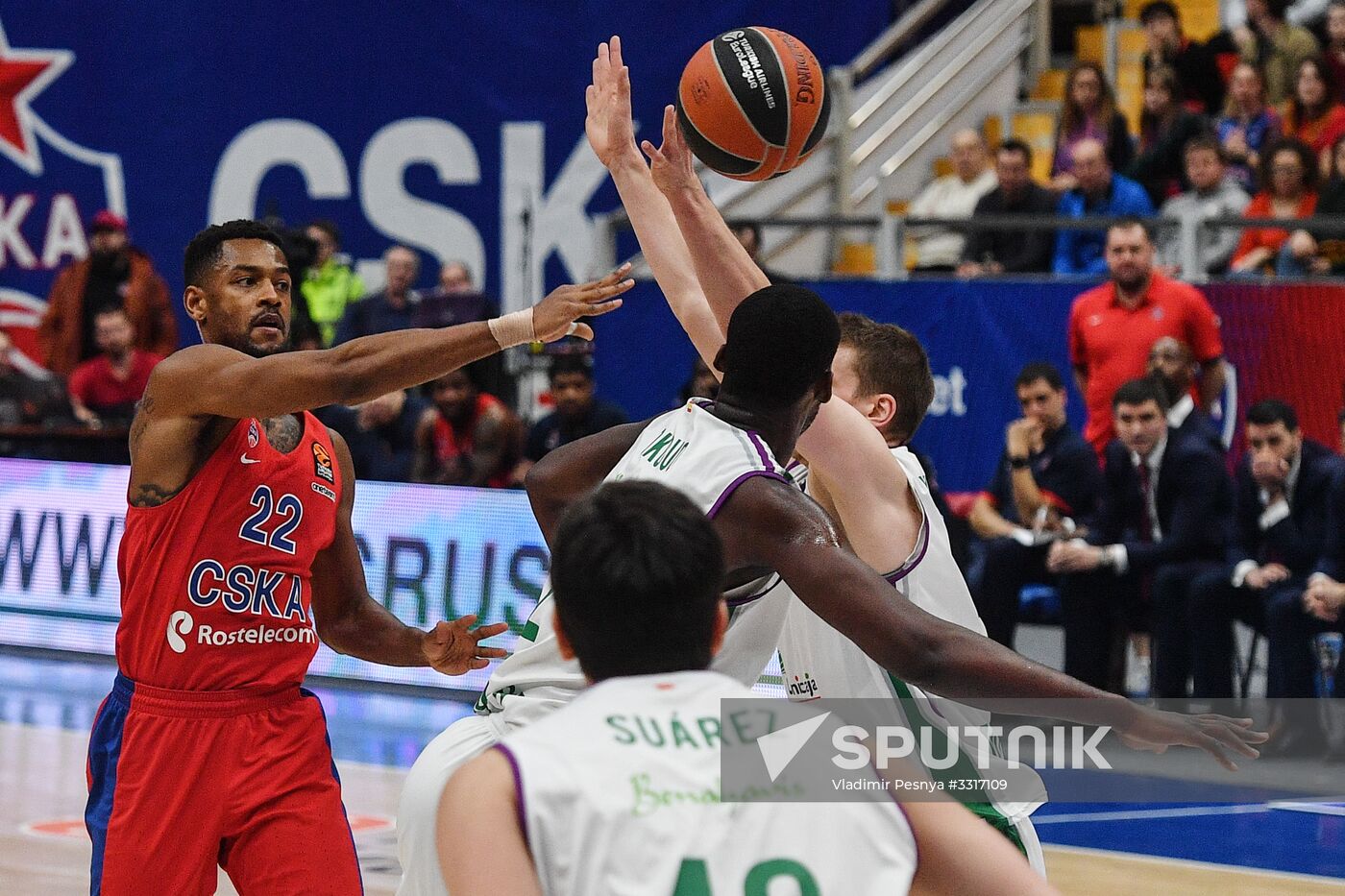 Basketball. Euroleague. CSKA vs. Unicaja
