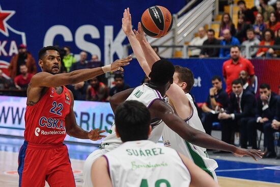 Basketball. Euroleague. CSKA vs. Unicaja