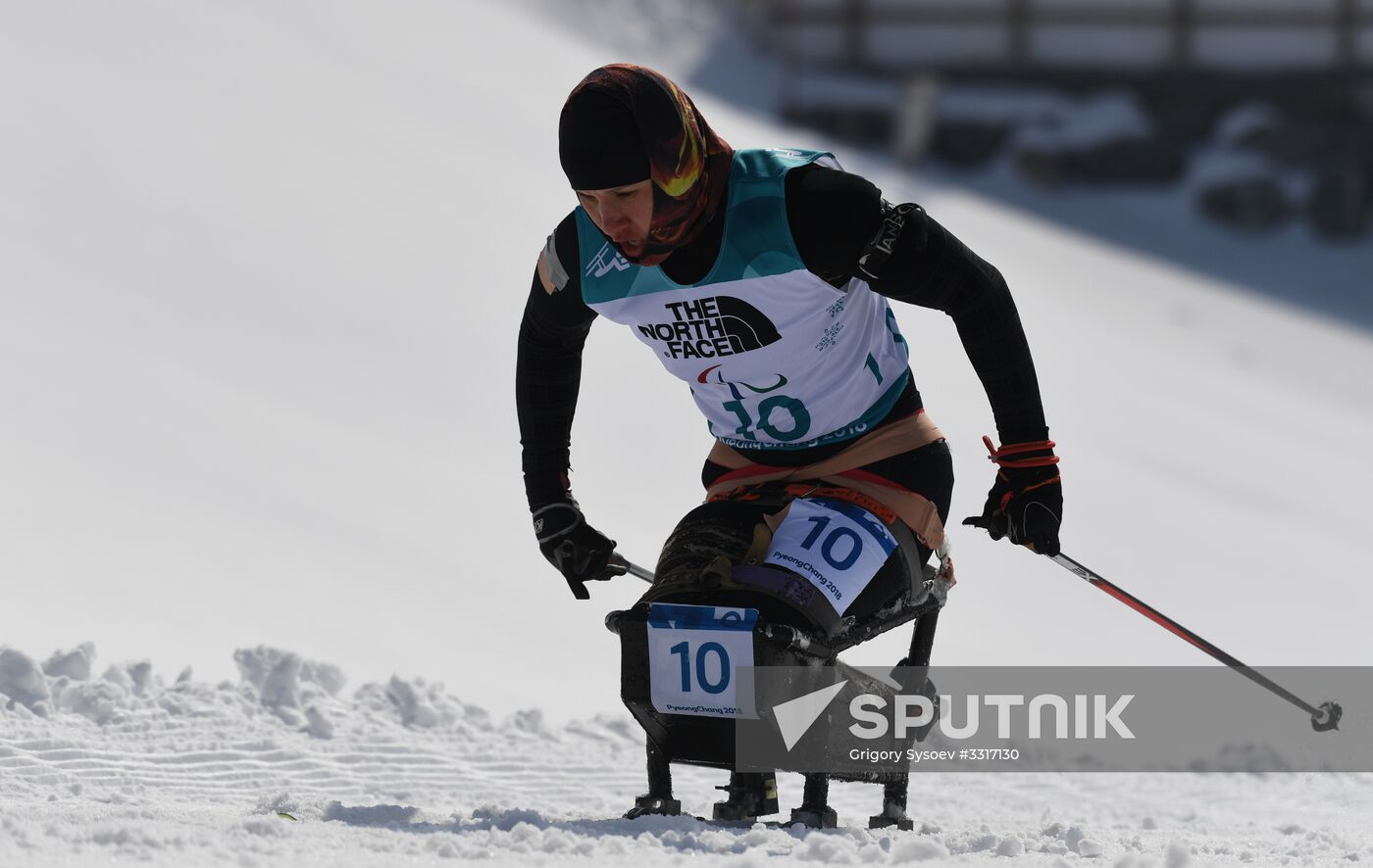 2018 Paralympics. Biathlon. Women. Short distance