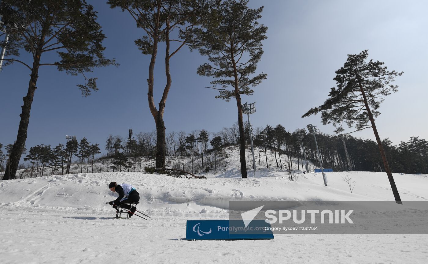 2018 Paralympics. Biathlon. Women. Short distance