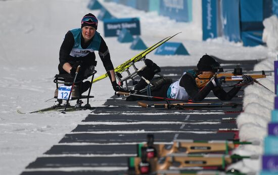 2018 Paralympics. Biathlon. Women. Short distance