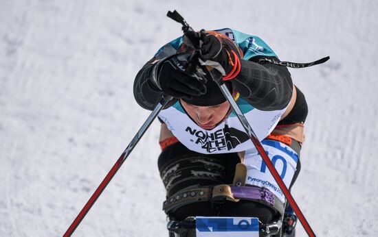2018 Paralympics. Biathlon. Women. Short distance