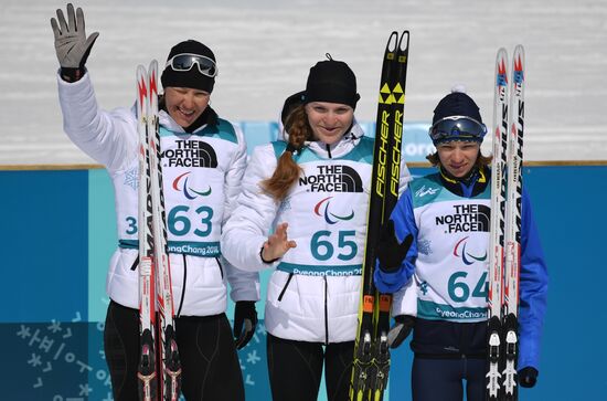 2018 Paralympics. Biathlon. Women. Short distance