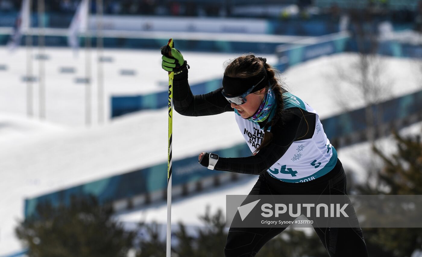 2018 Paralympics. Biathlon. Women. Short distance