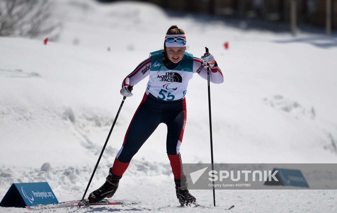 2018 Paralympics. Biathlon. Women. Short distance