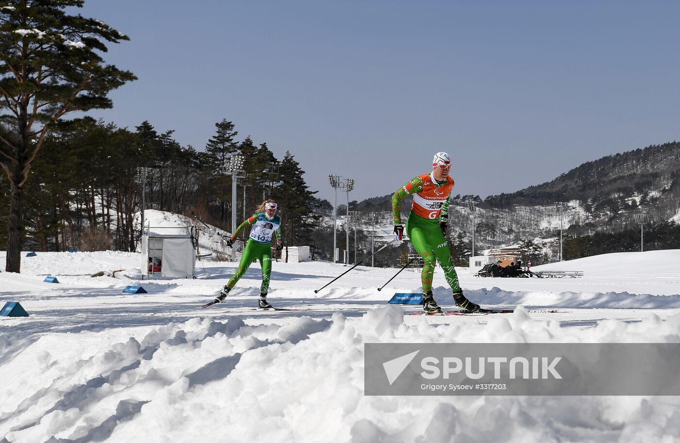 2018 Paralympics. Biathlon. Women. Short distance