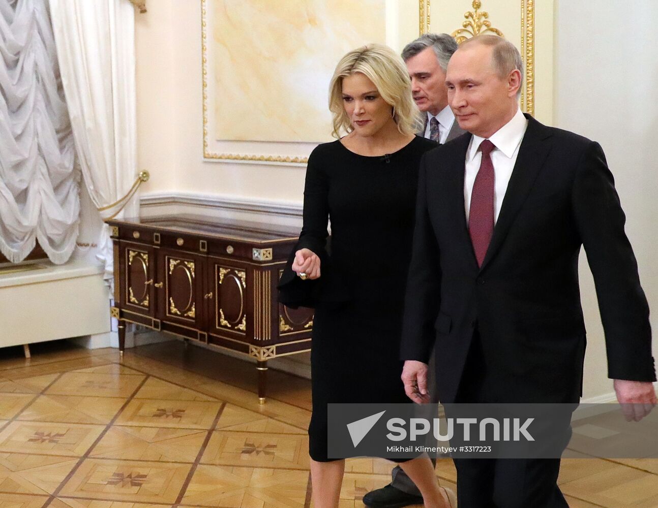 President Vladimir Putin gives an interview to NBC network