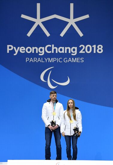 2018 Paralympics. Award ceremony. Day one