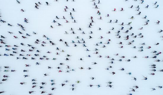 Mass ski race of Barents Sea region countries Ski Track of Friendship