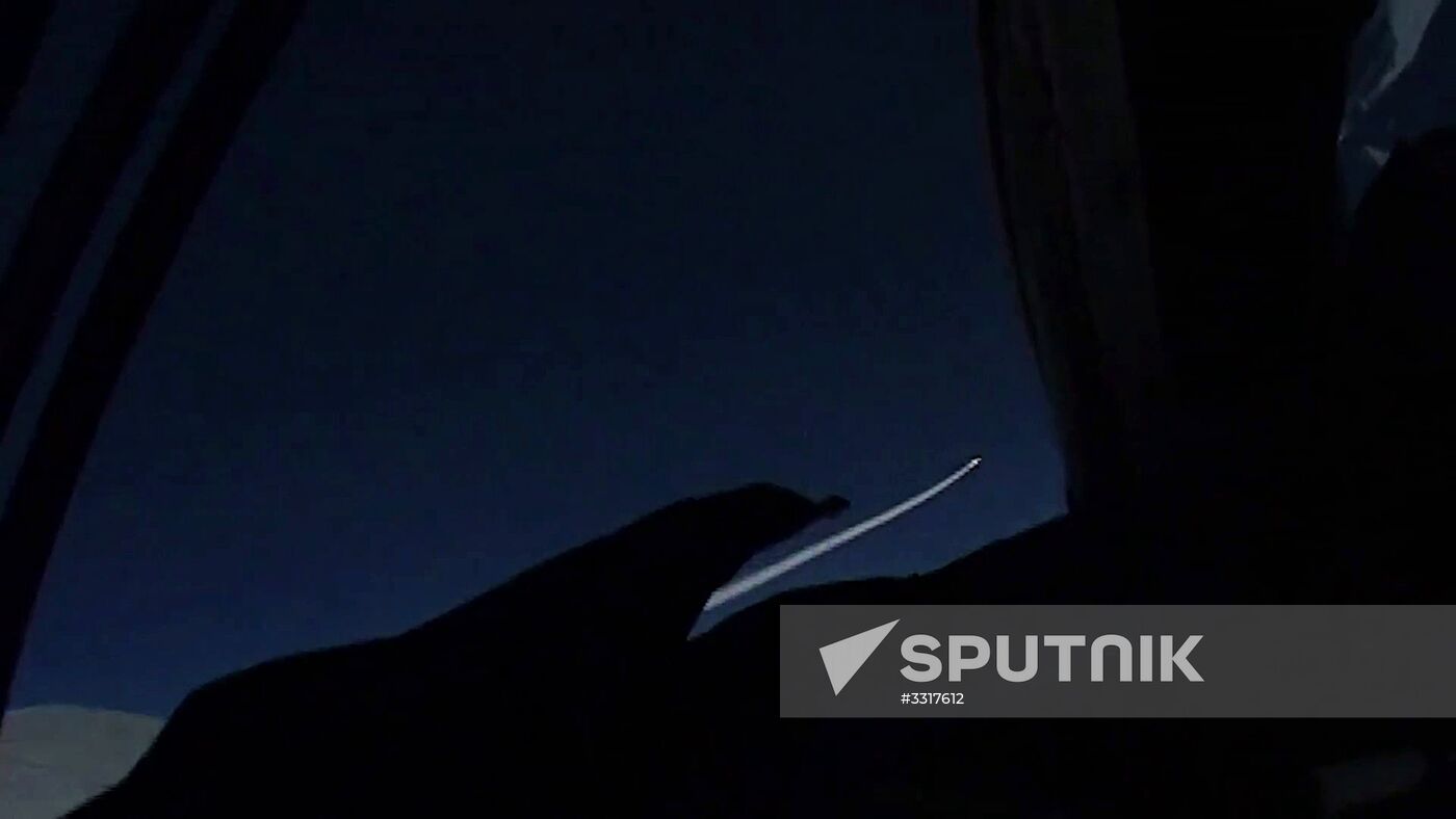 Russian Aerospace Forces MiG-31 conducts simulated firing of Kinzhal hypersonic missile
