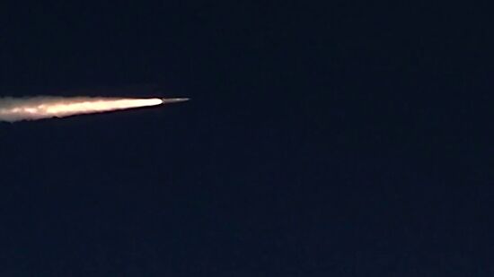 Russian Aerospace Forces MiG-31 conducts simulated firing of Kinzhal hypersonic missile