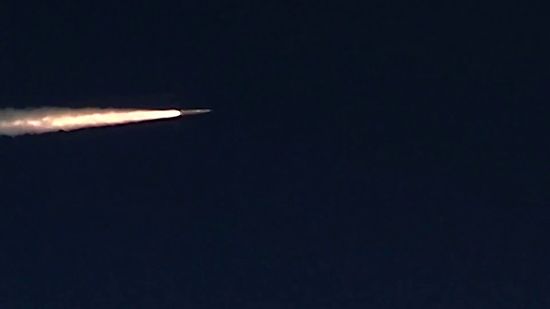 Russian Aerospace Forces MiG-31 conducts simulated firing of Kinzhal hypersonic missile