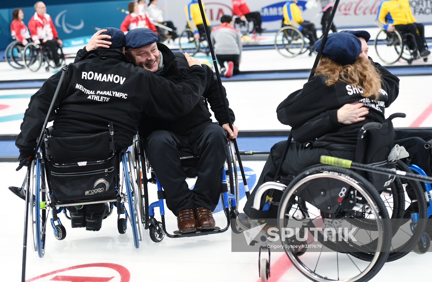 2018 Winter Paralympics. Curling. Russia vs. Finland