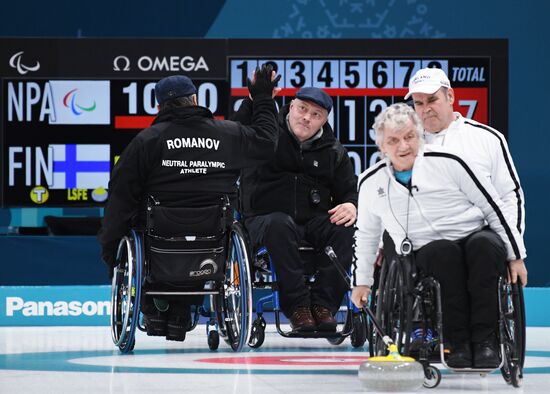 2018 Winter Paralympics. Curling. Russia vs. Finland