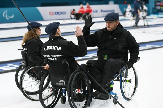 2018 Winter Paralympics. Curling. Russia vs. Finland