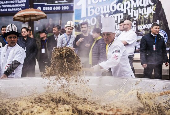 Gastronomic festival in Bishkek