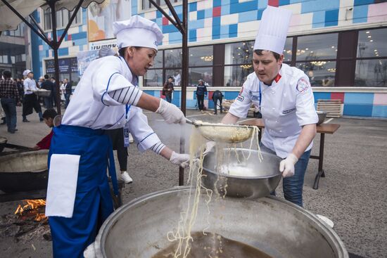 Gastronomic festival in Bishkek