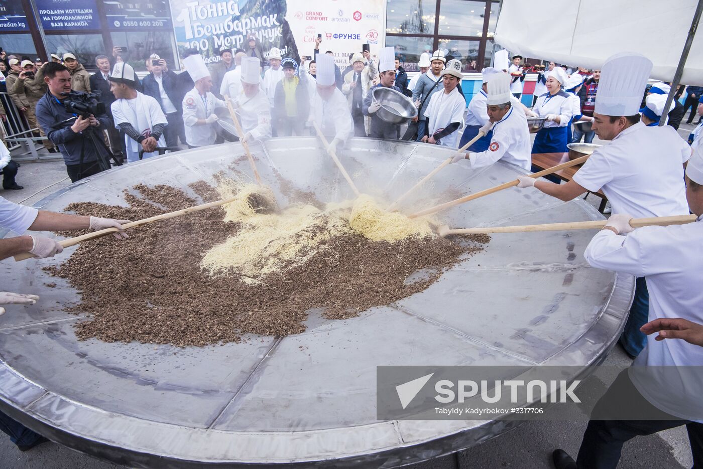 Gastronomic festival in Bishkek