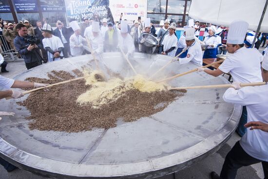 Gastronomic festival in Bishkek