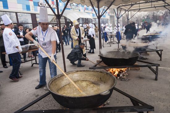 Gastronomic festival in Bishkek