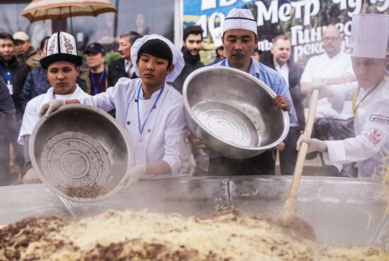 Gastronomic festival in Bishkek