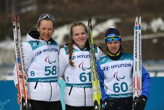 2018 Winter Paralympics. Cross-country skiing. Women. 15 km