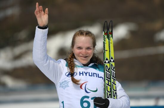 2018 Winter Paralympics. Cross-country skiing. Women. 15 km