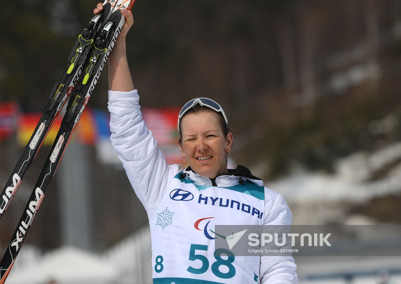 2018 Winter Paralympics. Cross-country skiing. Women. 15 km