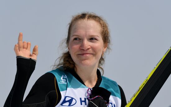 2018 Winter Paralympics. Cross-country skiing. Women. 15 km