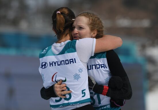 2018 Winter Paralympics. Cross-country skiing. Women. 15 km