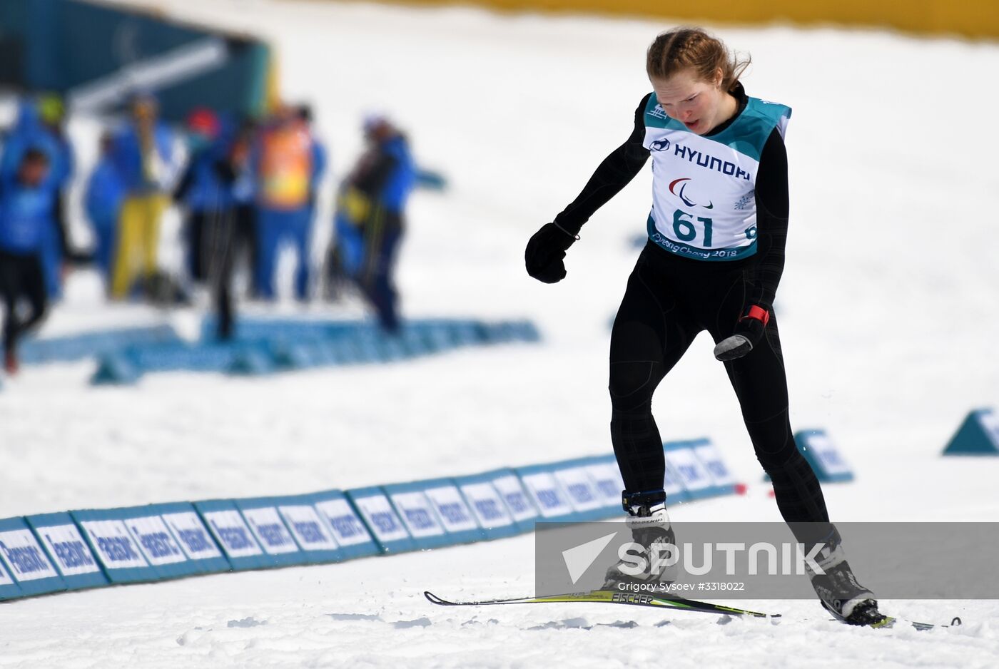 2018 Winter Paralympics. Cross-country skiing. Women. 15 km