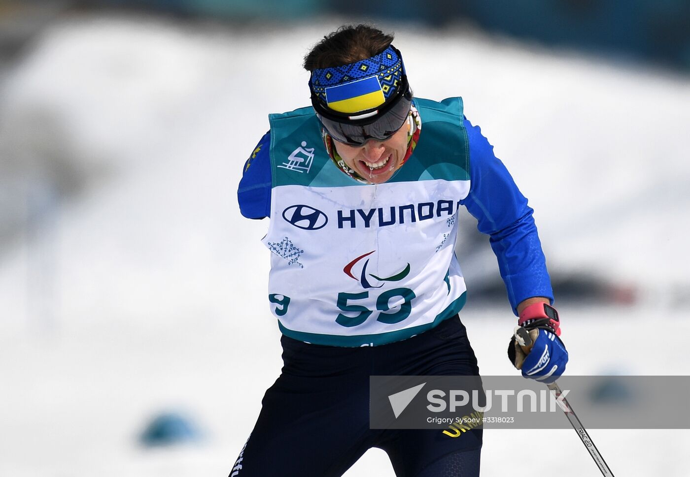 2018 Winter Paralympics. Cross-country skiing. Women. 15 km