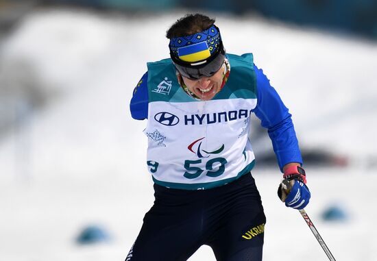 2018 Winter Paralympics. Cross-country skiing. Women. 15 km