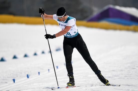 2018 Winter Paralympics. Cross-country skiing. Women. 15 km