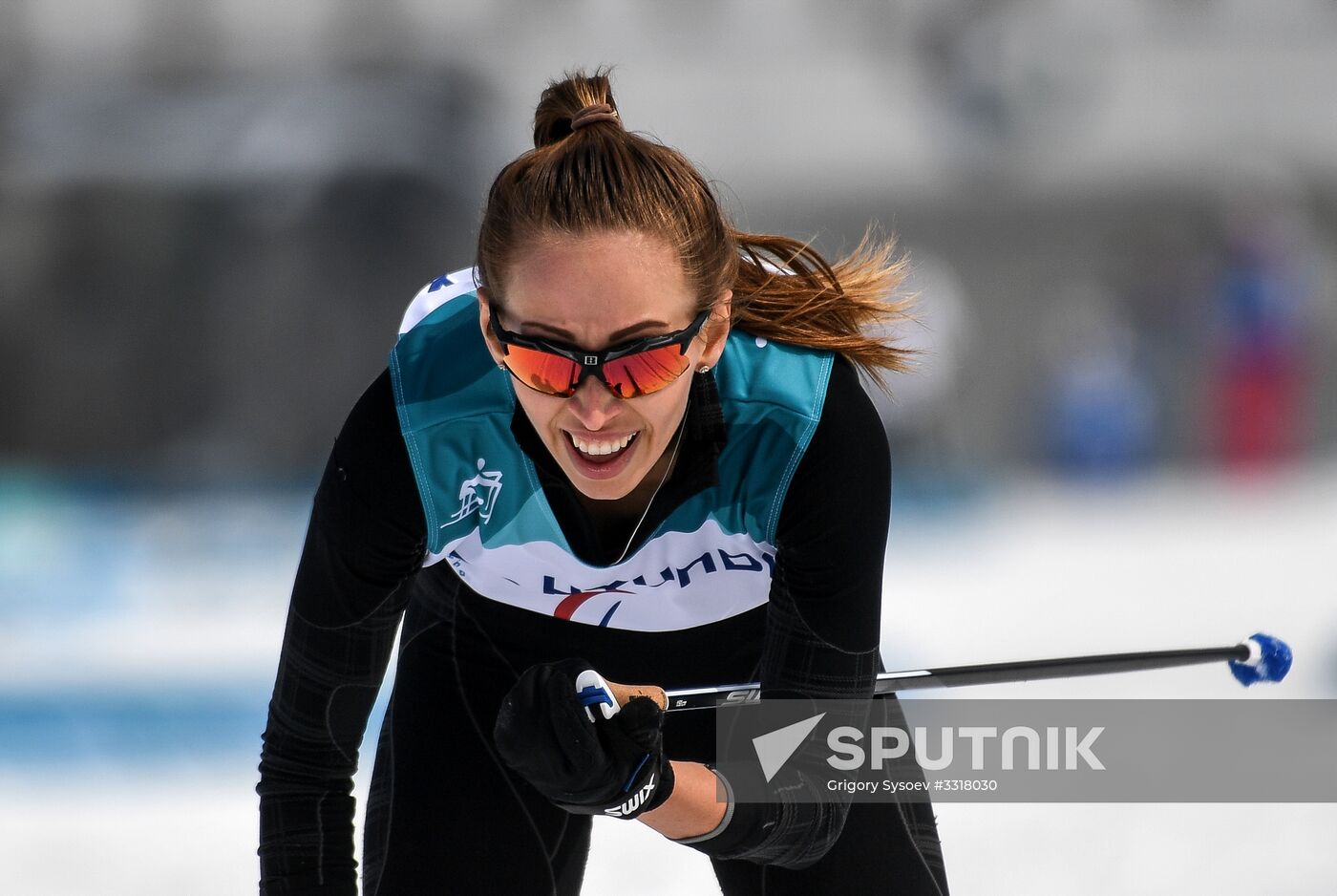 2018 Winter Paralympics. Cross-country skiing. Women. 15 km