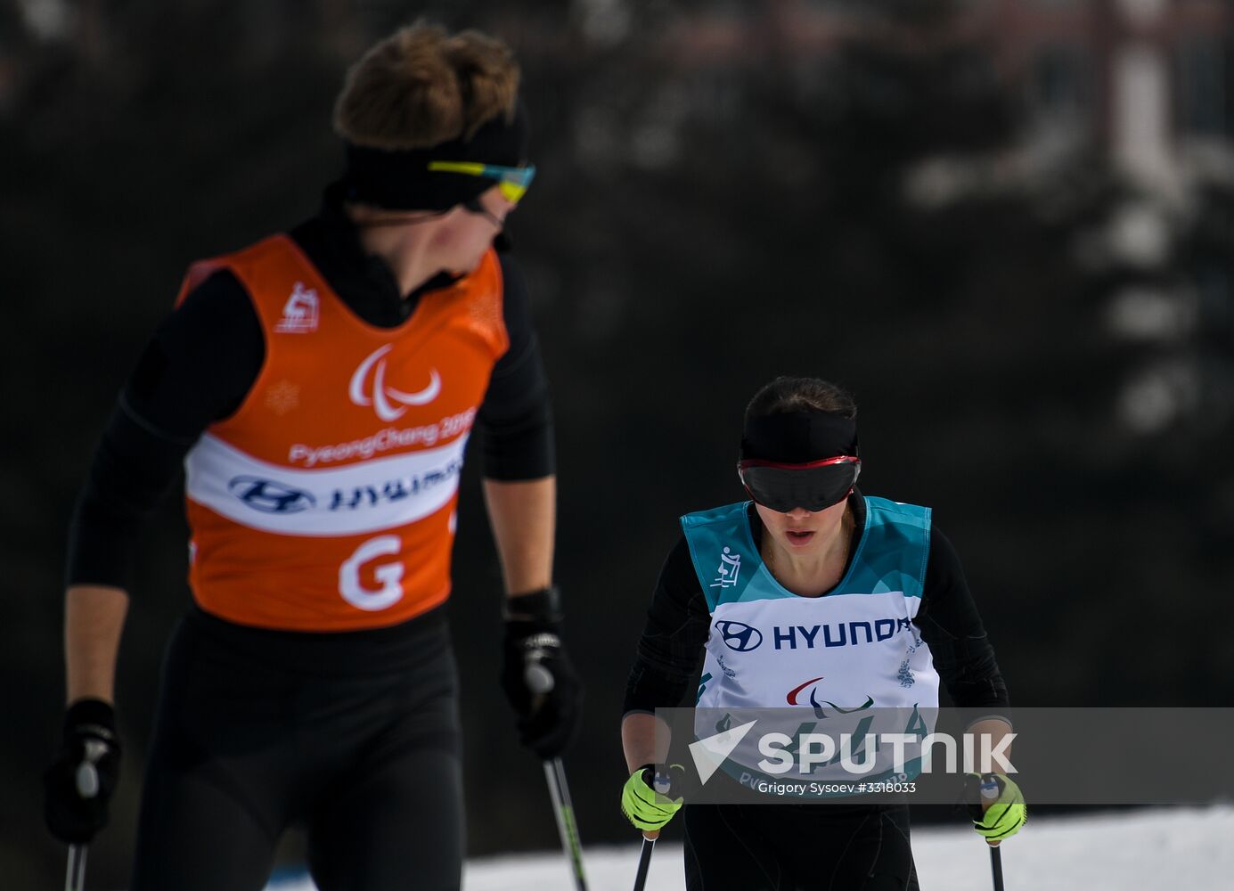 2018 Winter Paralympics. Cross-country skiing. Women. 15 km