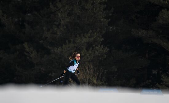 2018 Winter Paralympics. Cross-country skiing. Women. 15 km