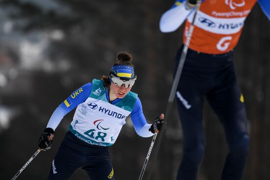 2018 Winter Paralympics. Cross-country skiing. Women. 15 km