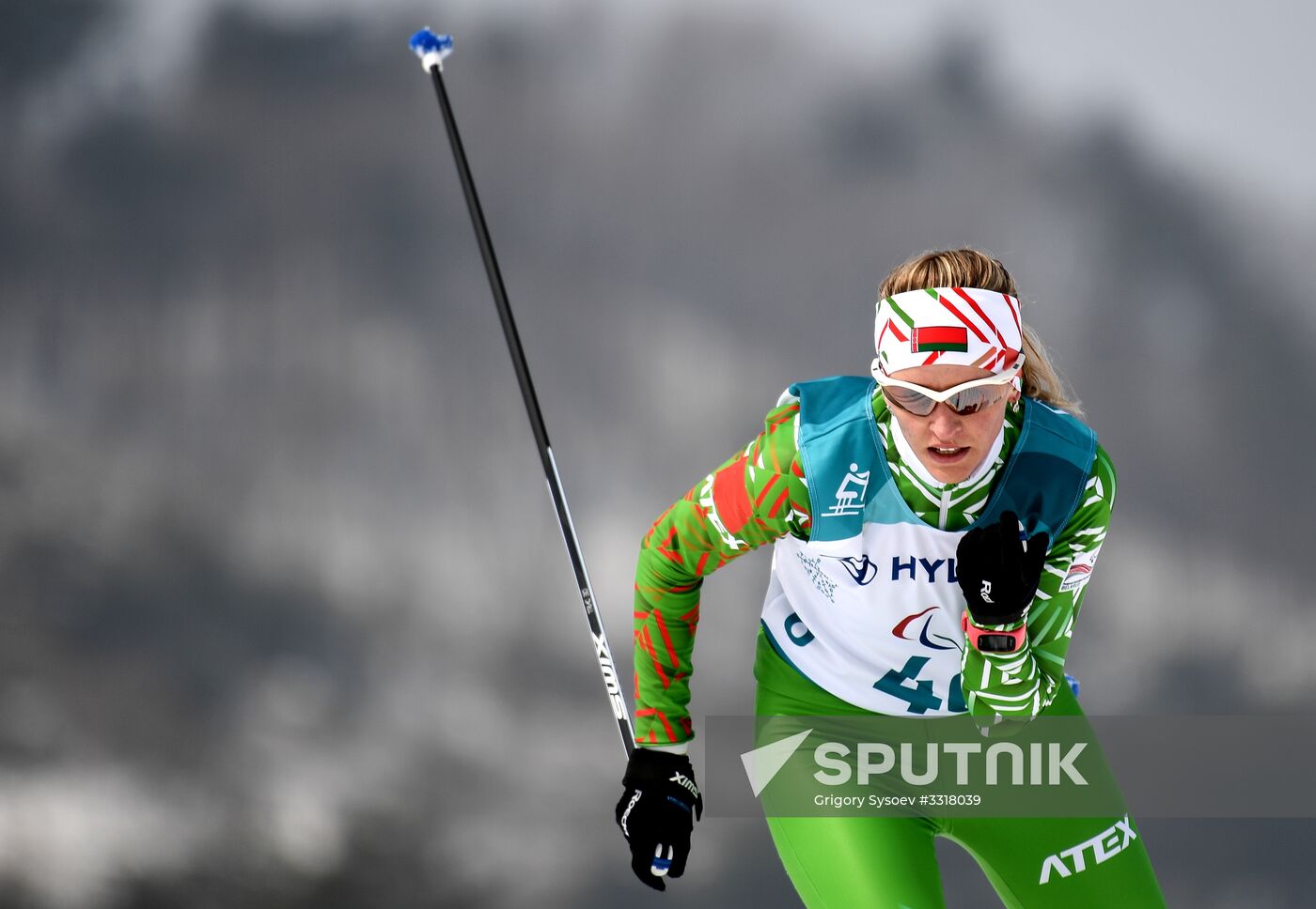 2018 Winter Paralympics. Cross-country skiing. Women. 15 km