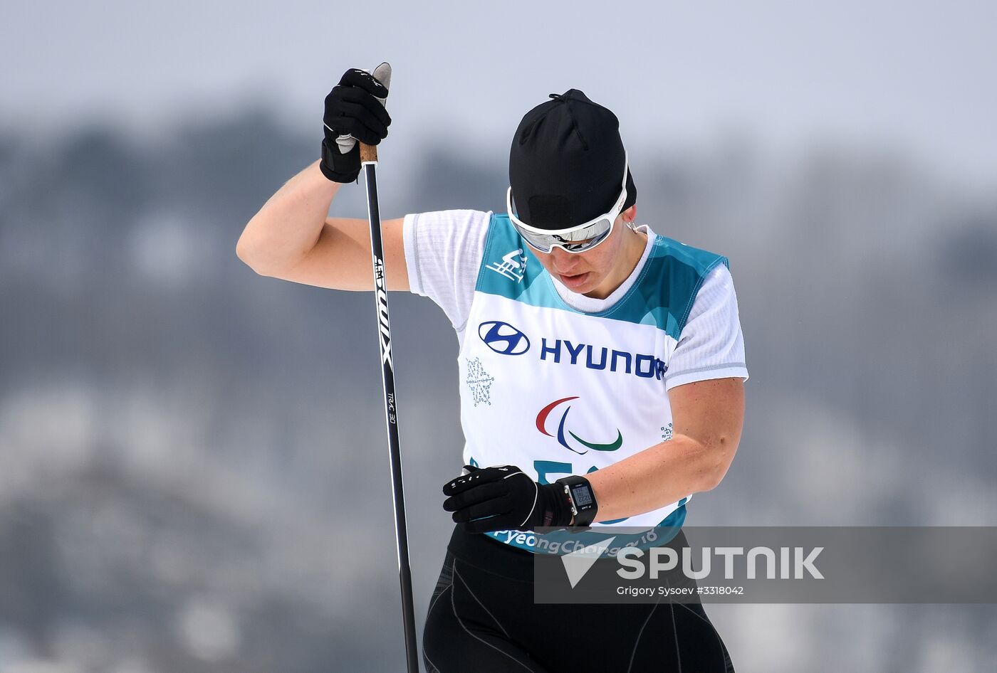 2018 Winter Paralympics. Cross-country skiing. Women. 15 km