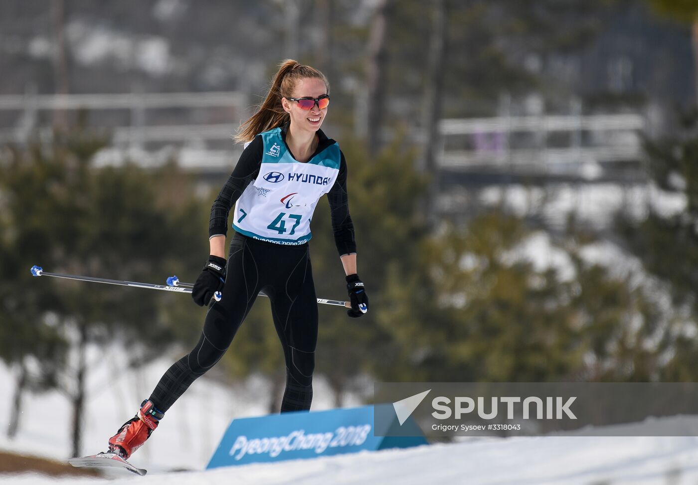 2018 Winter Paralympics. Cross-country skiing. Women. 15 km